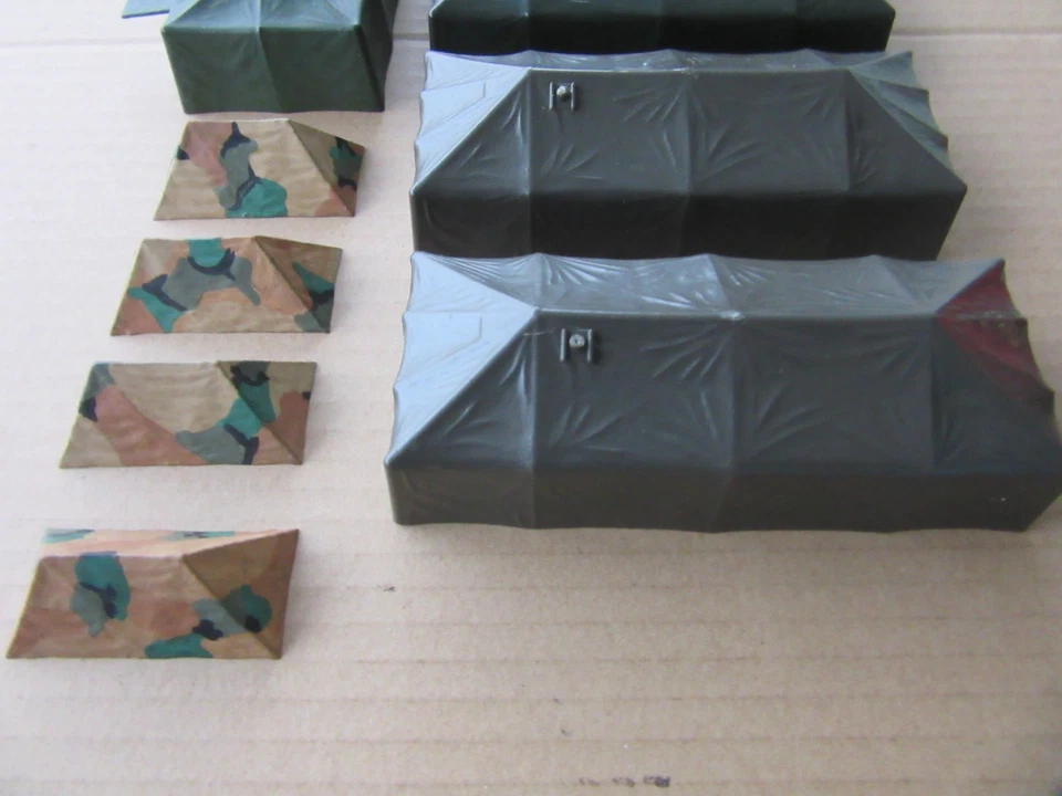 Konvolut: 10 Zelte der Bundeswehr/US Army von Roco in 1:87 für Bastler - Bild 4 von 4