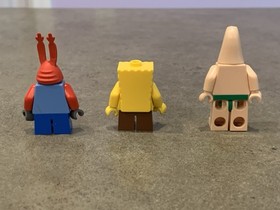 LEGO SpongeBob SquarePants: Krusty Krab Adventures 3833 Minifigures Lot Of 3