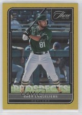 2022 Panini Three and Two Prospects Holo Gold 6/12 Shea Langeliers #P-19 0bt4