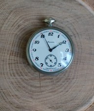 VINTAGE MECHANICAL POCKET WATCH MOLNIJA ''LEGEND OF URALS'' USSR