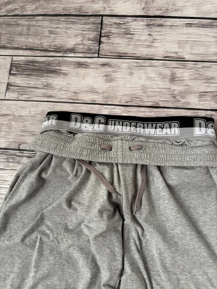 CUECA RAP VINTAGE DOLCE GABBANA CINZA BLOCO - Imagem 4 de 4