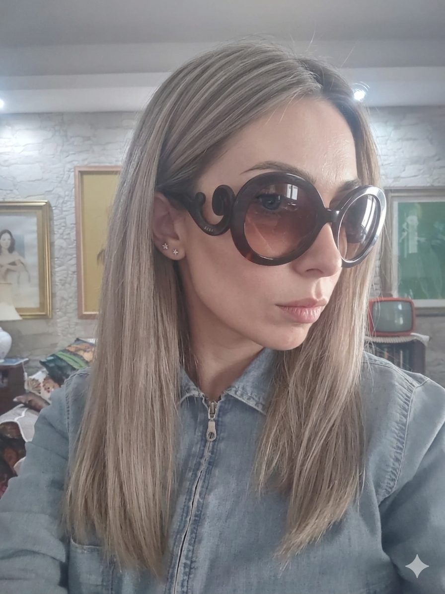 希少★プラダ サングラス SPR04I ケース付属　レディース　男女兼用　Y2K Prada SPR 27 N sunglasses vintage baroque lunette brille y2k