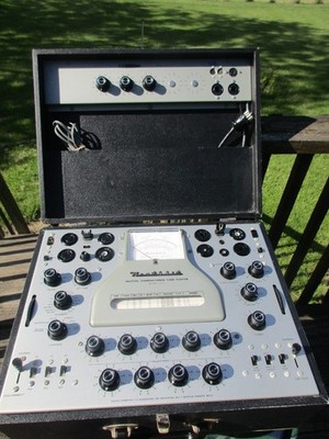 Heathkit TT-1 With TT-1A Mutual Conductance Tube Tester