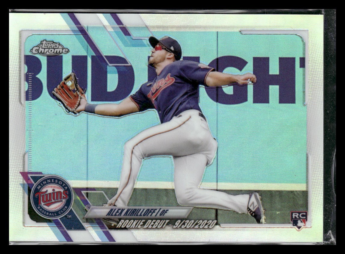 2021 Topps Chrome Update #USC11 Alex Kirilloff Refractor #/250
