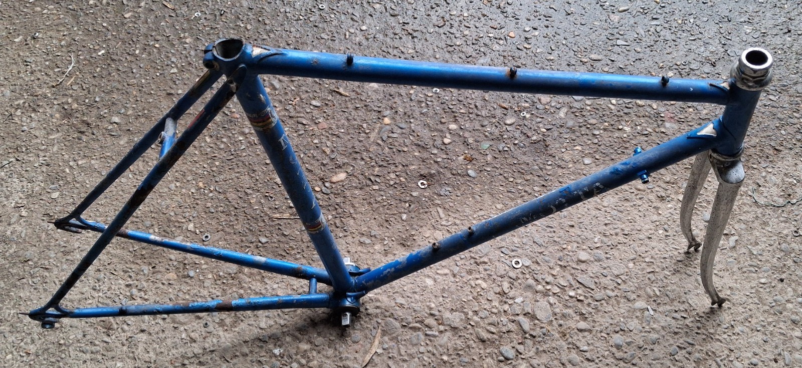 Telaio Bici Corsa Vintage Gianni Motta 54 Acciaio + Forcella Eroica foto 2