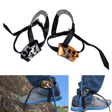 Right/Left Foot Ascender Riser for 8-13mm Rope Rock Climbing Outdoor Safety .t2