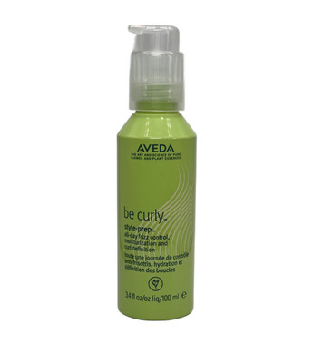 AVEDA be curly~style-prep. All-day frizz control-moisturization and curl~3.4 OZ