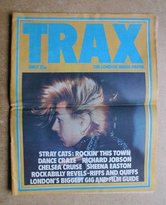 Trax. The London Music Paper. Issue 2. Feb 1981. Stray Cats, 2 Tone, Rockabilly