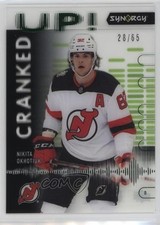 2022-23 Upper Deck Synergy Cranked Up Green 28/65 Nikita Okhotyuk Okhotiuk 14i1
