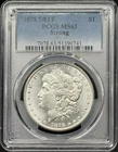 1878 Morgan Silver Dollar PCGS MS-63 7/8TF Strong