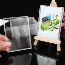 1x Card Holder Display Snap Type Gaming Sports Trading Card Display