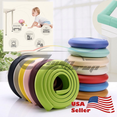 Baby Safety Edge Corner Guard Strip Protector Cushion L U W Shaped 2M 5M Foam