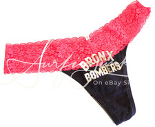 Victoria's Secret Vintage Panties Medium Thong Panty Yankees MLB Baseball Bikini