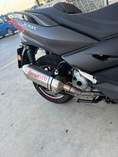 Terminale Scarico Acciaio Specifico Yamaha Xmax 250 300 specifico Grande 46 Cm