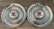 2 Rambler 14 Inch Hubcaps Wheel Covers Chrome Silver 2 Rambler 14 Inch Hubcaps Wheel Covers Chrome Silver