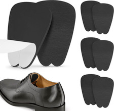 Felt Tongue Pads for Shoes - Soft Self-Adhesive Shoe Inserts Black, 3 Pairs 