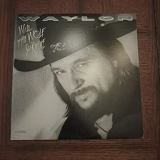 Waylon Jennings - Will the Wolf Survive LP 1986 MCA-5688 in Great Shape VG+!!!