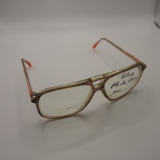 Zimco Vintage Aviator Eyeglass Frames Brown 56-13-140 Double Bridge