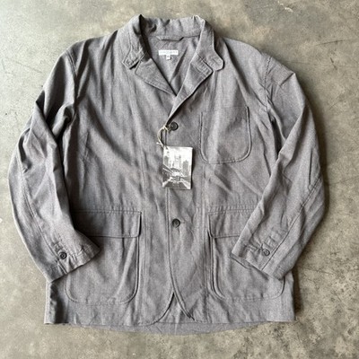 Engineered Garments Loiter Jacket in Grey Cotton Size Extra Small