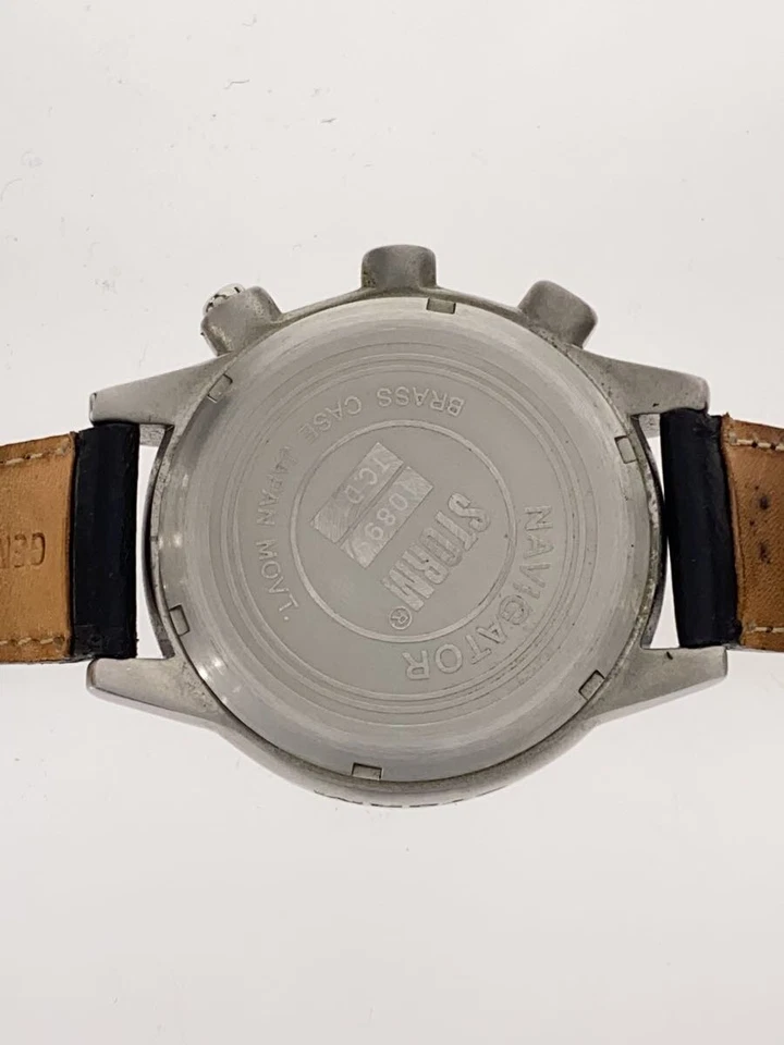 STORM Reloj Analógico Cuarzo Cuero Plateado Elegante Moderno Excelente JAPÓN Foto 3 de 4