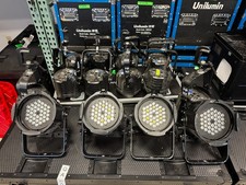 Elation Opti RGBA LED DMX 36x1w Wash Par 14x Available Price Each Church Owned