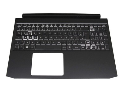 Acer 71NIX4BO085 Tastatur inkl. Topcase DE deutsch schwarz/weiss/schwarz mit ~D~