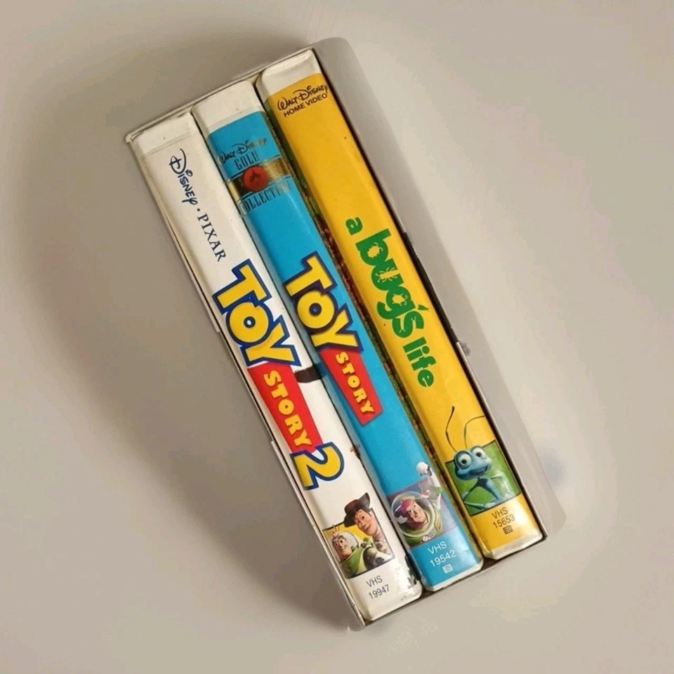 Disney Pixar GOLD Toy Story 1 & 2 A Bug’s Life Collector Box Set VHS movies 1995 - Image 2 of 4