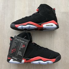 Nike Air Jordan 6 Retro Infrared Salesman Size 5Y Grade School