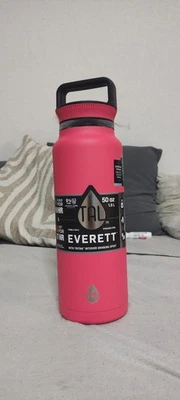 TAL Everett Bouteille isotherme 1,5 L rose inox double paroi avec couvercle - Photo 1/3