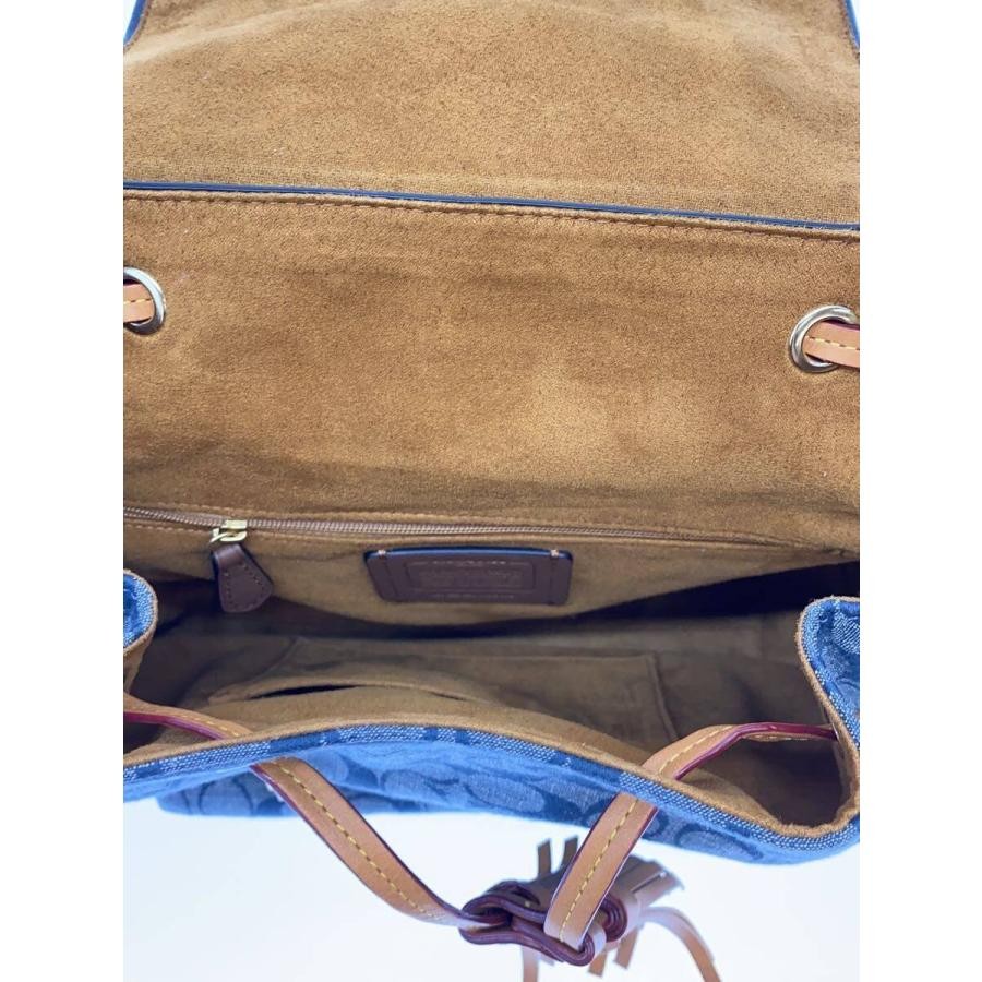 Coach Backpack Blue Allover Pattern C8162 - image 6