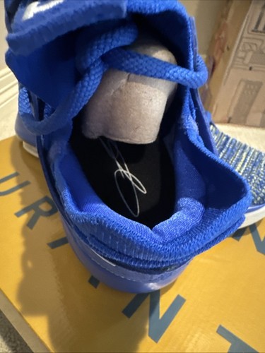 Nike Zoom KD 10 Blue AV4899-414 Kevin Durant White Glow In Dark - Picture 7 of 10