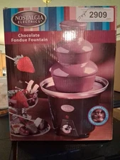 Chocolate Fondue Fountuan By Nostalgia Electrics Three Tier Ncf 365