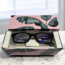 Caddis Bixby +1.75 Bixby Black Readers Eyeglasses 49-21-145 New in Box