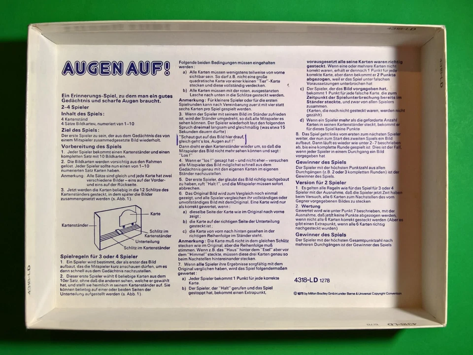 MB SPIELE  AUGEN AUF! ( Vollständig ) - Bild 4 von 4