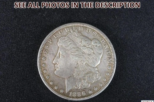 NobleSpirit (JL) Desirable 1886 O Morgan Silver Dollar XF Extremely Fine