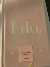 Kate Spade New York "I Do" Bridal Journal Wedding Planner 200 lined Pages, Pink