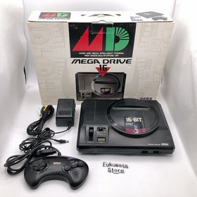 Sega Mega Drive Console HAA-2510 Box  Megadrive NTSC-J Made in Japan Tested