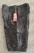 Vants Mindtrip Boys Hematite Shorts Size 14