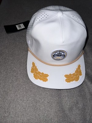 Melin Coronado Hydro Captains Hat White Gold Snapback SM NWT Mens Cap