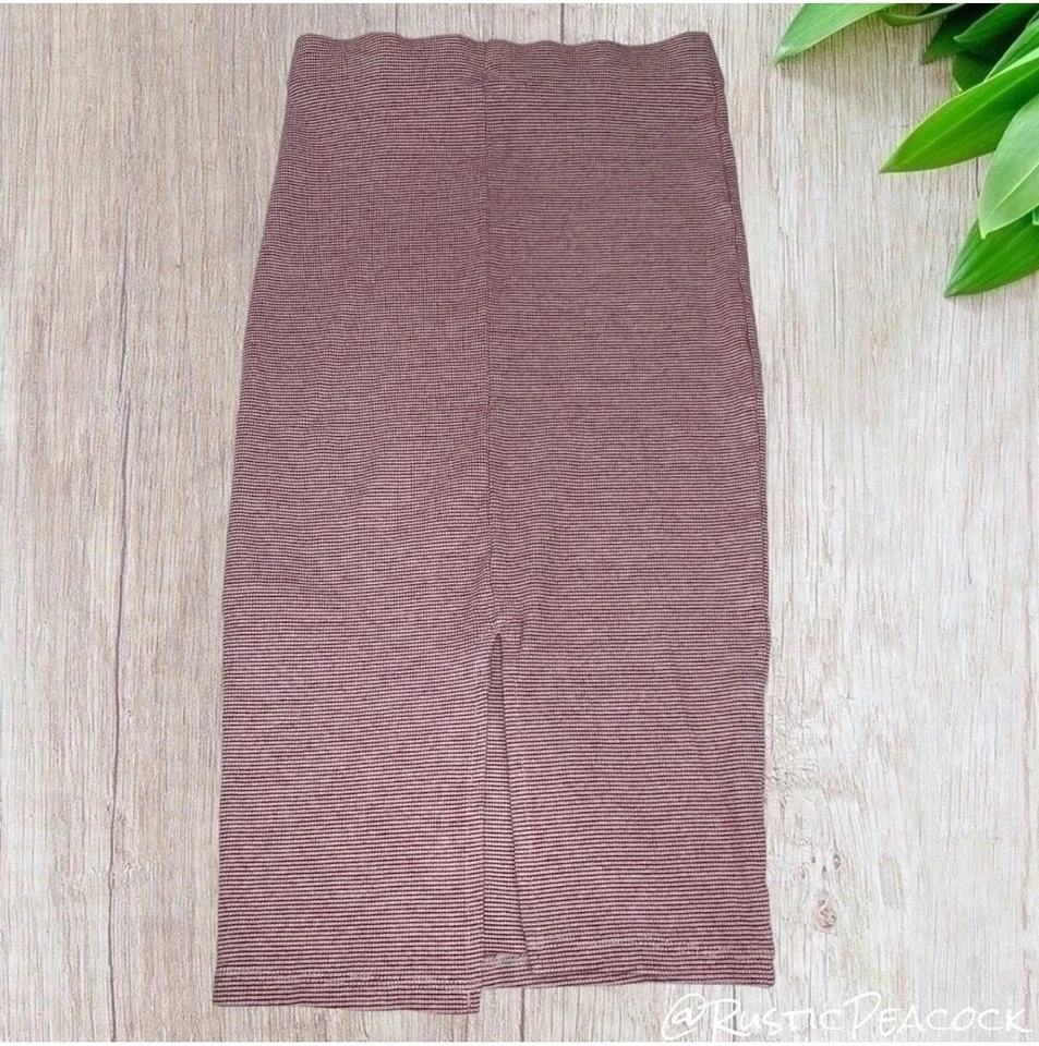 Falda Zara Trafaluc Mujer Pequeña Roja Blanca Elástica Pull On Foto 2 de 4