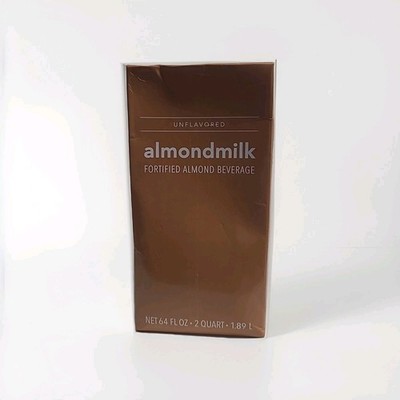Starbucks Almond Milk  64.FL Oz. 2 QUART . 1.89L Gallon  box  unflavored