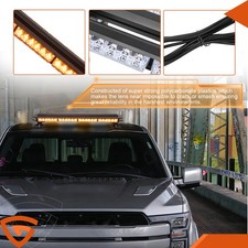 Amber LED Recovery Light bar 600mm 12/24v Flashing Beacon Truck Light Strobes