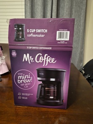 Mr. Coffee 5-Cup Coffee Maker Black