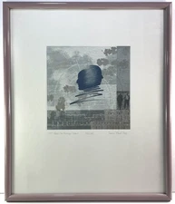 Robert Mondavi Wine ￼1987 Susan Pate Signed Litho Opus One First Edition FRAMED