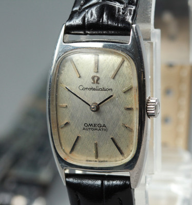 1969 Omega Constellation 19mm 551.029 Automatik Silber Damen Vintage Exc+5