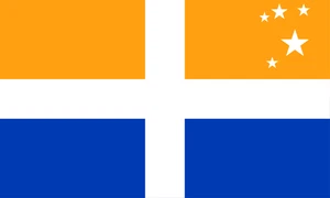 Isles of Scilly Flag Self Adhesive Vinyl Sticker