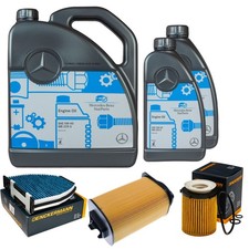 DENCKERMANN Inspektionspaket MB 5W-40 229.5 7L f&uuml;r Mercedes-Benz C-Klasse