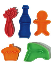 VTG Mattel Tuff Stuff 1972 Plastic Celery, Soda Pop, Steak, Cupcake, Cookie