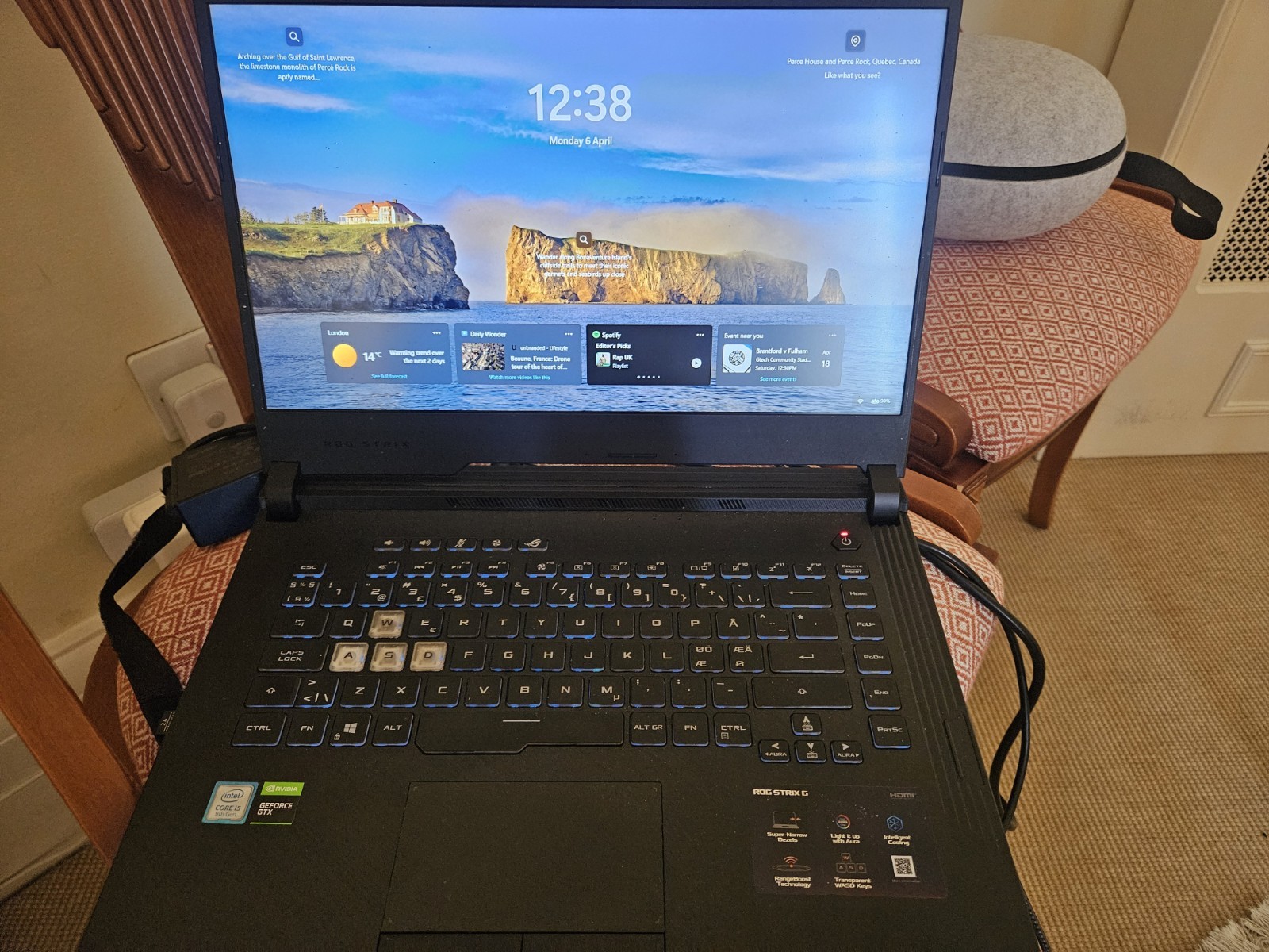 ASUS ROG Strix G531G 15.6" i5-9300H 16Gig Ram GTX 1660Ti Gaming Laptop