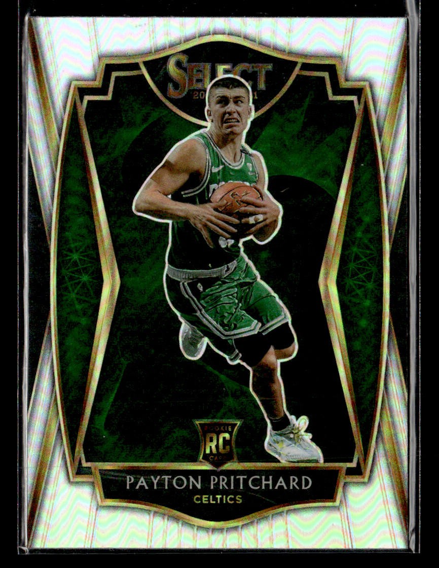 2020-21 Panini Select #196 Payton Pritchard Silver Prizms Rookie card